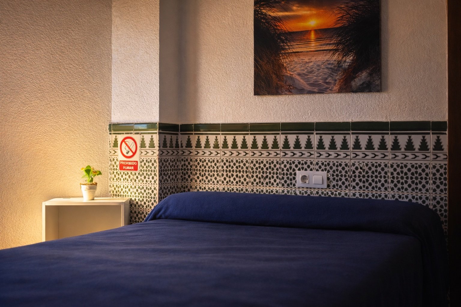 Habitación de matrimonio de Hostal Estación